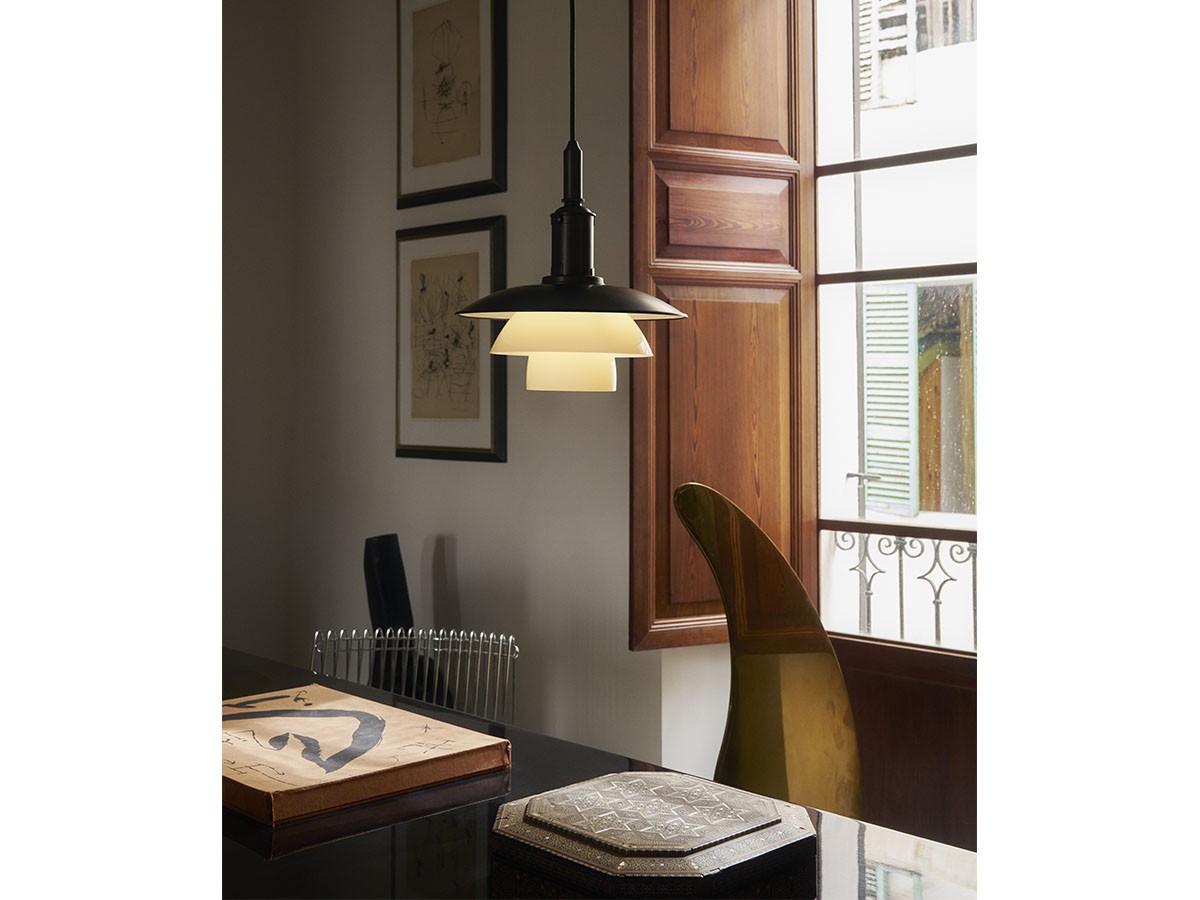 Louis Poulsen PH 3/3 Aged Brass Opal Pendant / ルイスポールセン PH 3/3 エイジド・ブラス オパール ペンダント （ライト・照明 > ペンダントライト） 6