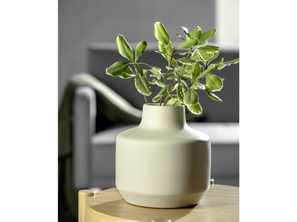 LEONARDO MILANO Ceramic Vase / レオナルド ミラノ セラミックベース 高さ22cm （花器・プランター・グリーン > 花瓶・フラワーベース） 3