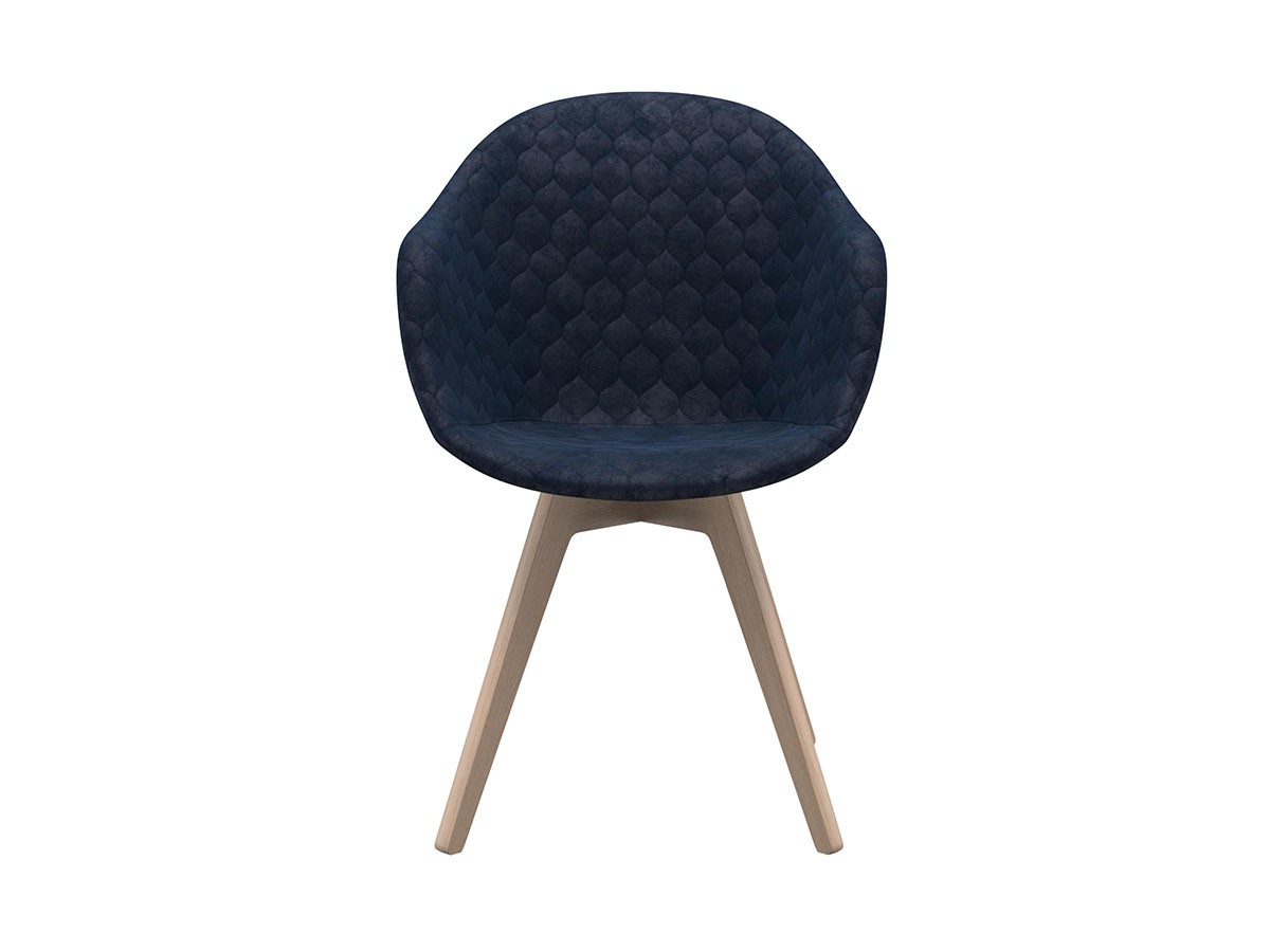 BoConcept ADELAIDE CHAIR / ボーコンセプト アデレード チェア 肘付 木脚（ベルベット キルト） （チェア・椅子 > ダイニングチェア） 7