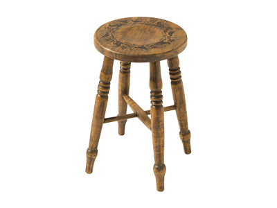 old maison Stool / オールドメゾン スツール No.OMU843（ステンシル
