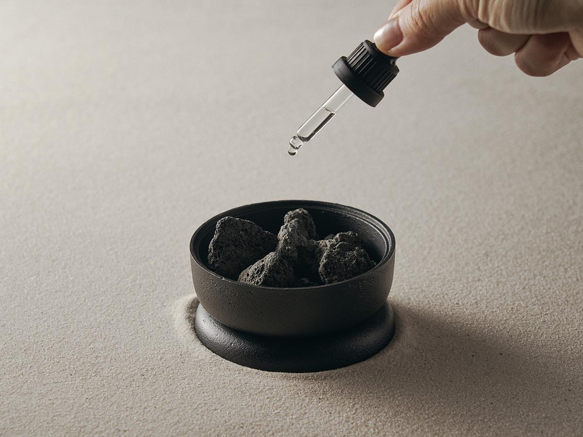 NAGAE+ Lava stone aroma diffuser / ナガエプリュス ラバストーン アロマディフューザー （雑貨・その他インテリア家具 > ディフューザー・キャンドル） 1