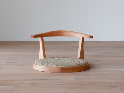 HIRASHIMA ヒラシマ　無垢材 2脚　座刳り　曲げ木　ろくろ加工　極希少品 HIRASHIMA ヒラシマ 無垢材 2脚 座刳り 曲げ木 ろくろ加工 極希少品