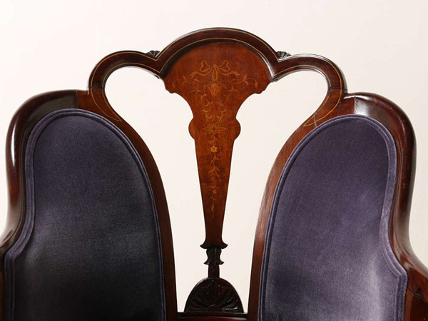 Lloyd's Antiques Real Antique 
Salon Chair / ロイズ・アンティークス イギリスアンティーク家具
サロンチェア （チェア・椅子 > ラウンジチェア） 5