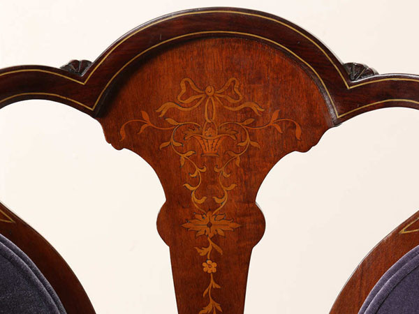Lloyd's Antiques Real Antique Salon Chair / ロイズ・アンティークス イギリスアンティーク家具