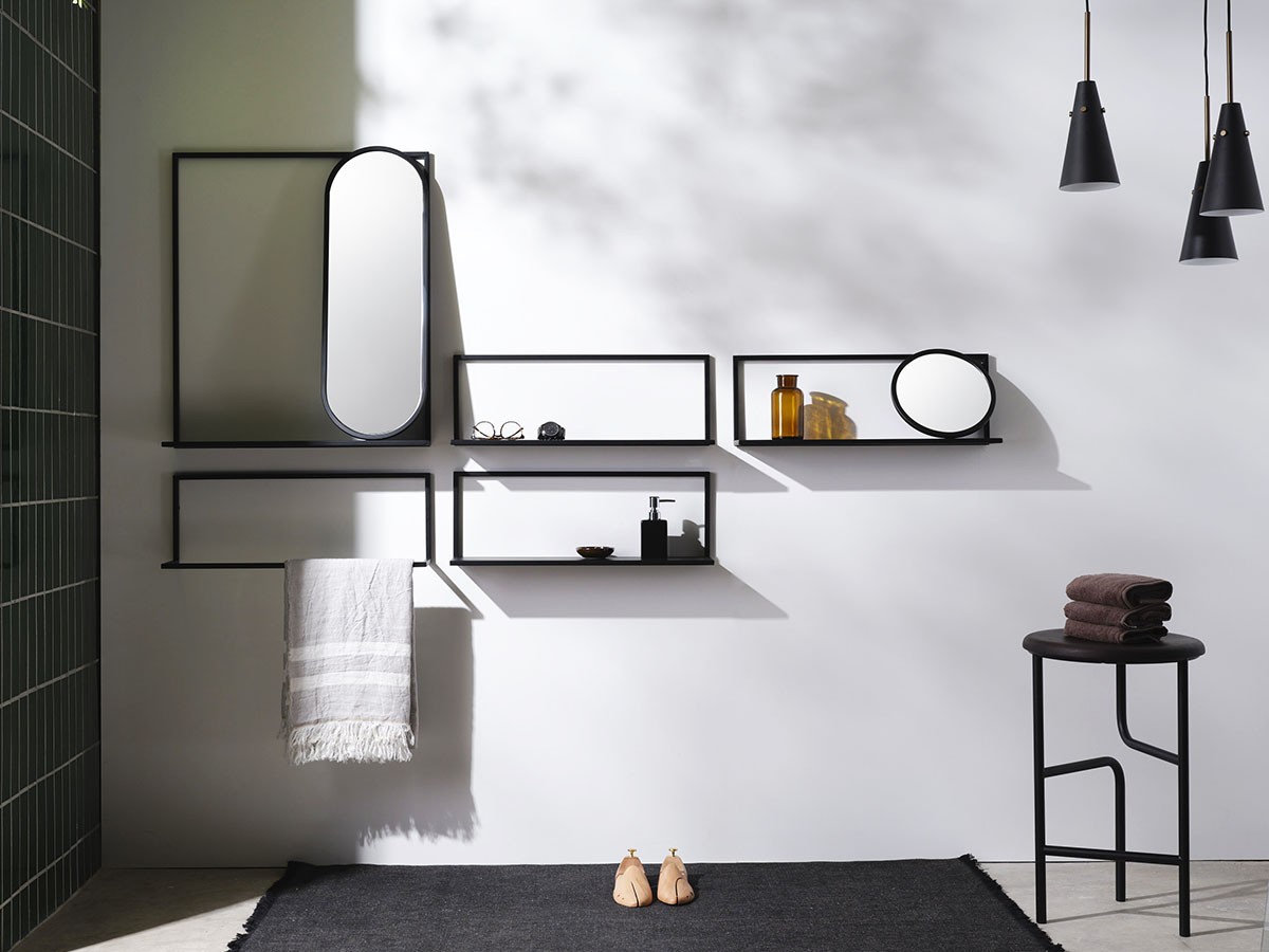 Stellar Works Frame Wall Mirror Small With Board / ステラワークス