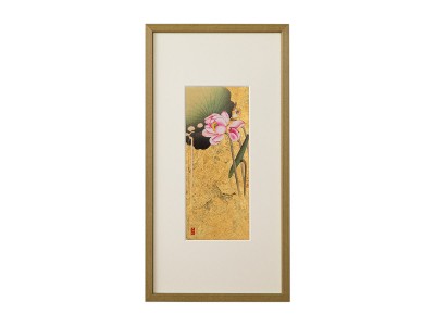 箔一 KOSON 蓮に雀 / はくいち 小原古邨 蓮に雀 - インテリア・家具