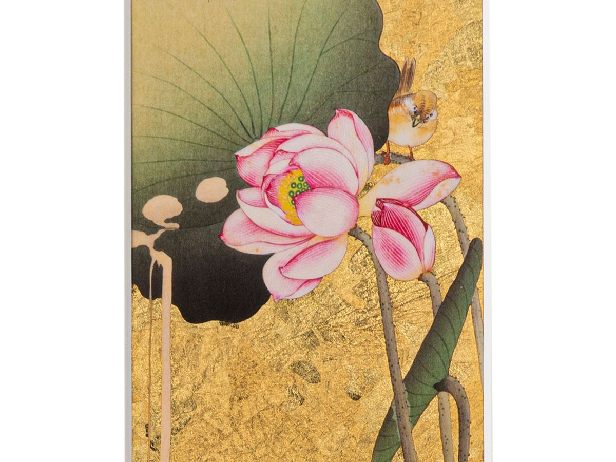 箔一 KOSON 蓮に雀 / はくいち 小原古邨 蓮に雀 - インテリア・家具