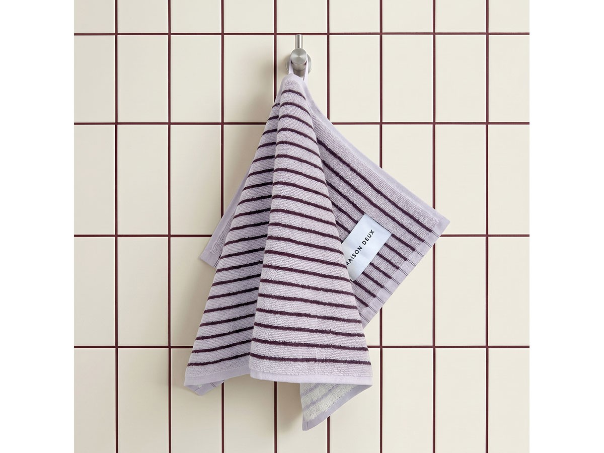 MAISON DEUX Dual Stripe Guest Towel / メゾン・ドゥ デュアルストライプ ゲストタオル （インテリア雑貨 > タオル） 9