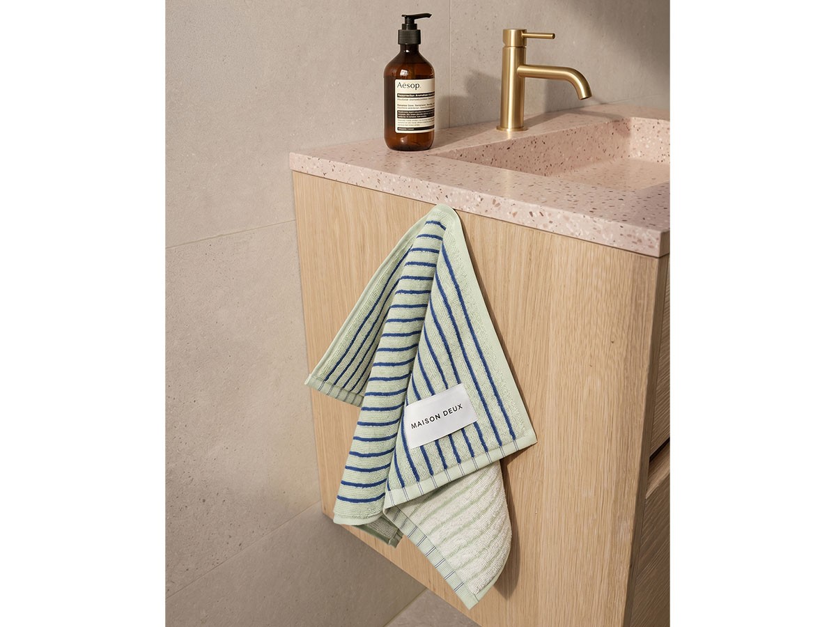 MAISON DEUX Dual Stripe Guest Towel / メゾン・ドゥ デュアルストライプ ゲストタオル （インテリア雑貨 > タオル） 10