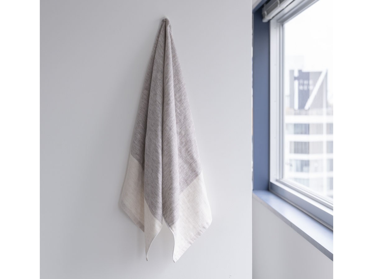 COTTON LINEN BICOLORED TOWEL / コットンリネン バイカラー ミニバスタオル （インテリア雑貨 > タオル） 3