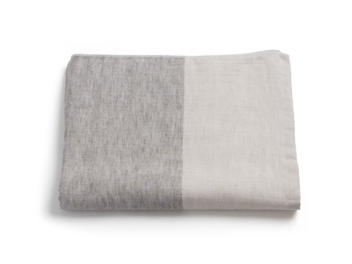 CLASKA&nbsp;COTTON LINEN BICOLORED TOWEL