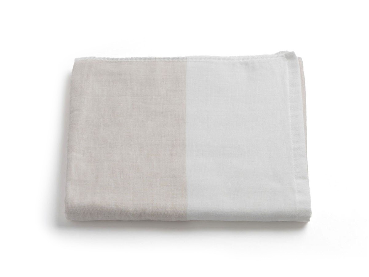 COTTON LINEN BICOLORED TOWEL / コットンリネン バイカラー ミニバスタオル （インテリア雑貨 > タオル） 2