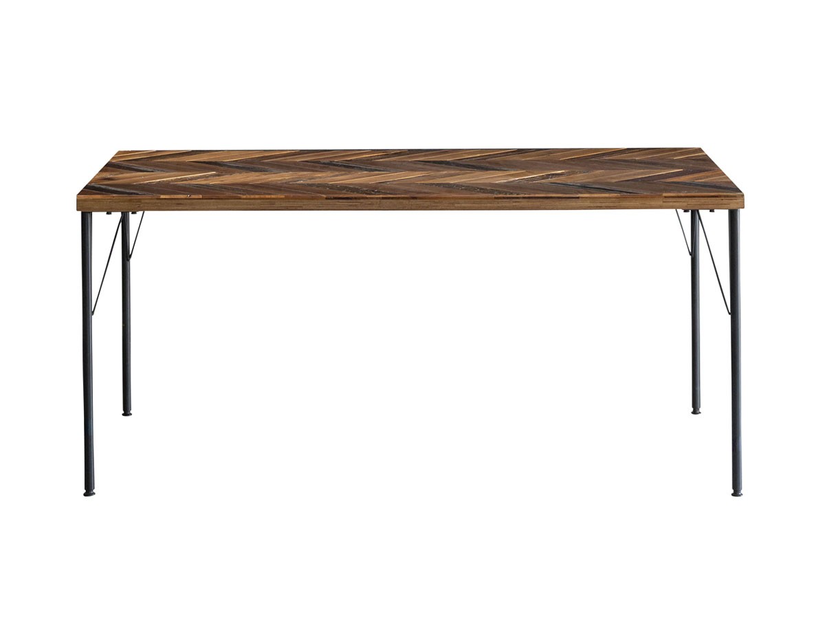 Knot antiques MATERIA DINING TABLE / ノットアンティークス マテリア ダイニングテーブル
ヘリンボーン柄天板 + No.2脚（丸脚） （テーブル > ダイニングテーブル） 26