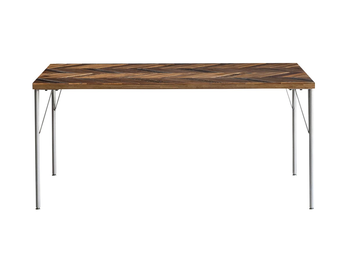 Knot antiques MATERIA DINING TABLE / ノットアンティークス マテリア ダイニングテーブル
ヘリンボーン柄天板 + No.2脚（丸脚） （テーブル > ダイニングテーブル） 32