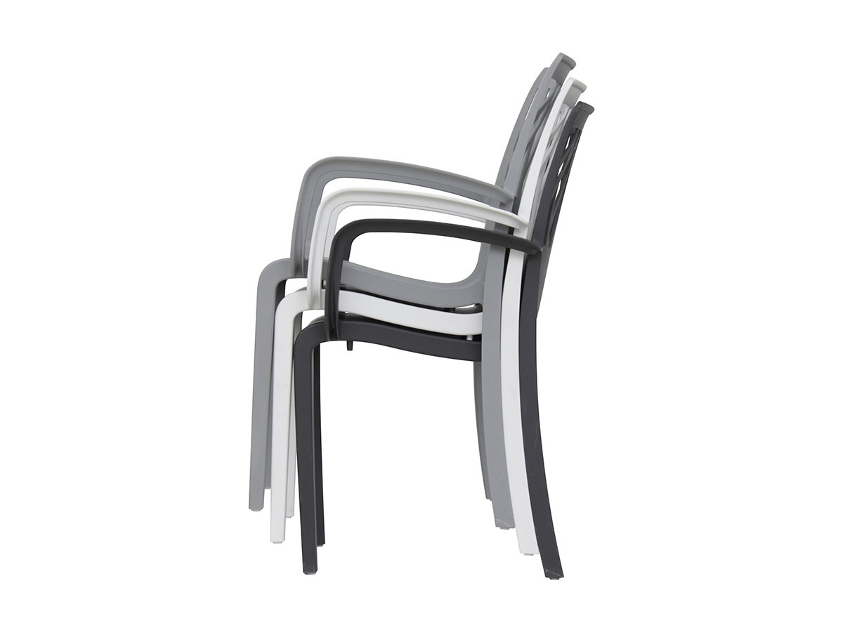 Grosfillex Vegetal Arm Chair / グロスフィレックス ベジタル アームチェアー （ガーデンファニチャー・屋外家具 > ガーデンチェア・アウトドアチェア） 2