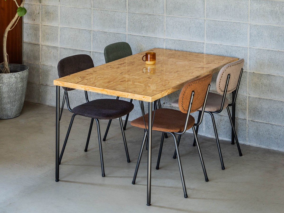 Knot antiques MATERIA DINING TABLE / ノットアンティークス マテリア ダイニングテーブル
OSB天板 + No.2脚（丸脚） （テーブル > ダイニングテーブル） 8