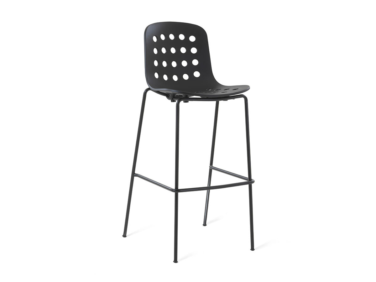 TOOU HOLI Counter Chair High / トゥー ホリ カウンターチェア 穴あきシェル 高さ110cm （チェア・椅子 > カウンターチェア・バーチェア） 1