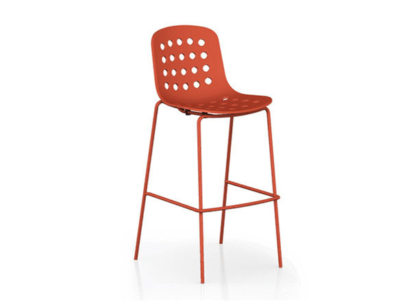 TOOU HOLI Counter Chair High / トゥー ホリ カウンターチェア 穴あきシェル 高さ110cm （チェア・椅子 > カウンターチェア・バーチェア） 3