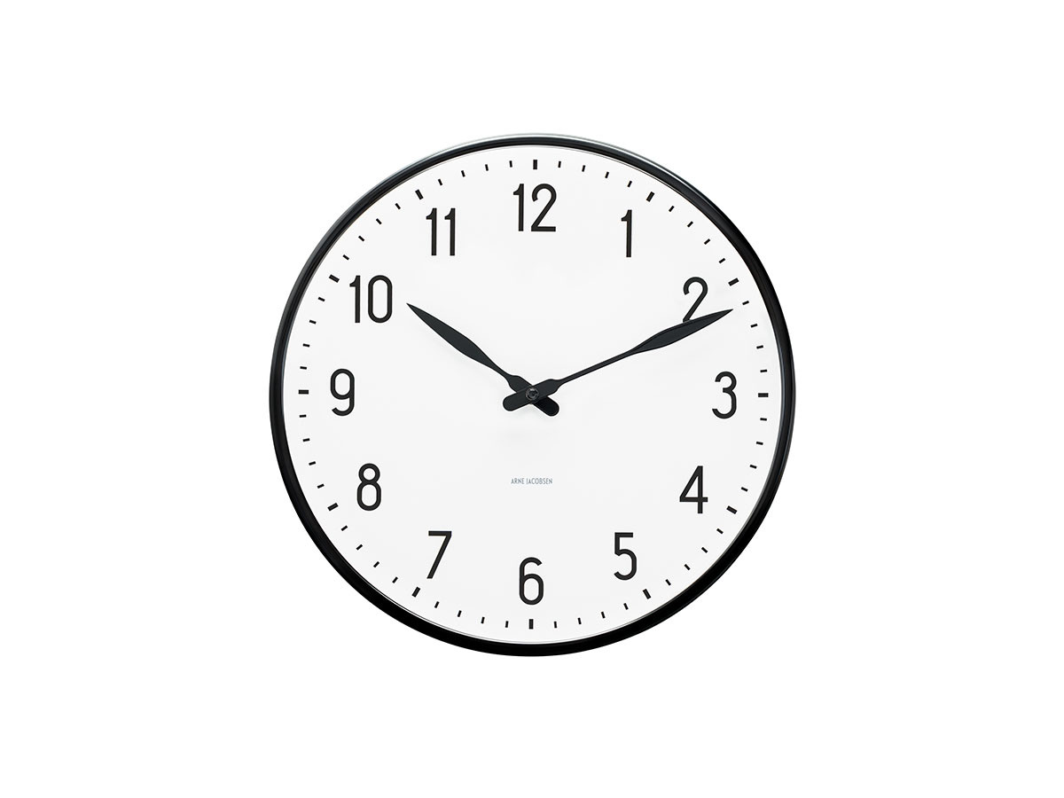 FLYMEe accessoire ARNE JACOBSEN, Station Wall Clock / フライミーアクセソワ アルネ・ヤコブセン,  ステーション ウォールクロック 直径29cm