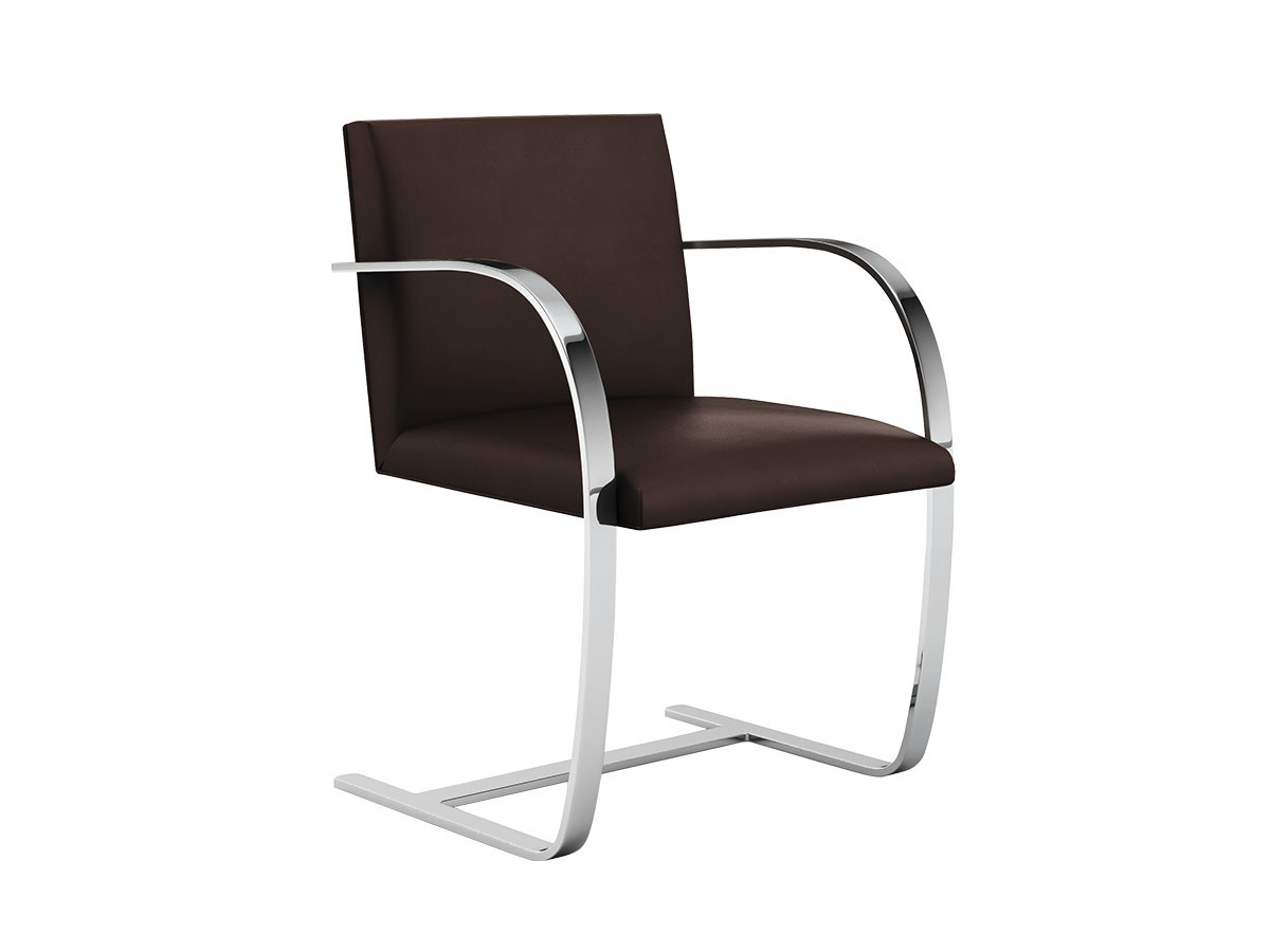 Knoll Mies van der Rohe Collection
Brno Arm Chair Flat Bar / ノル ミース ファン デル ローエ コレクション
ブルーノ アームチェア フラットバー（アームパッドなし） （チェア・椅子 > ダイニングチェア） 1