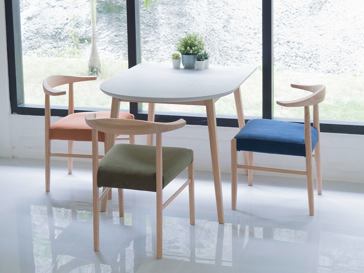 FLYMEe Vert FIKA 800 HALF ROUND TABLE / フライミーヴェール