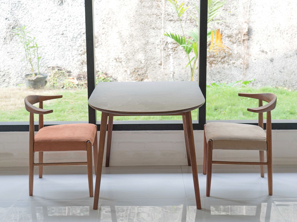 FIKA 800 HALF ROUND TABLE / フィーカ 800 ハーフラウンドテーブル （テーブル > ダイニングテーブル） 6