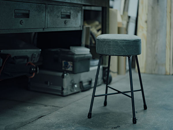 SIKAKU CANVAS STOOL low / シカク キャンバス スツール ロー （チェア・椅子 > スツール） 4