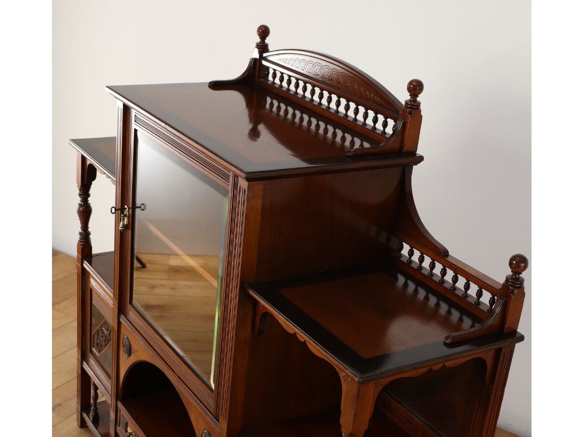 Lloyd's Antiques Real Antique 
Victorian Cabinet / ロイズ・アンティークス 英国アンティーク家具
ヴィクトリアンキャビネット （収納家具 > キャビネット） 5