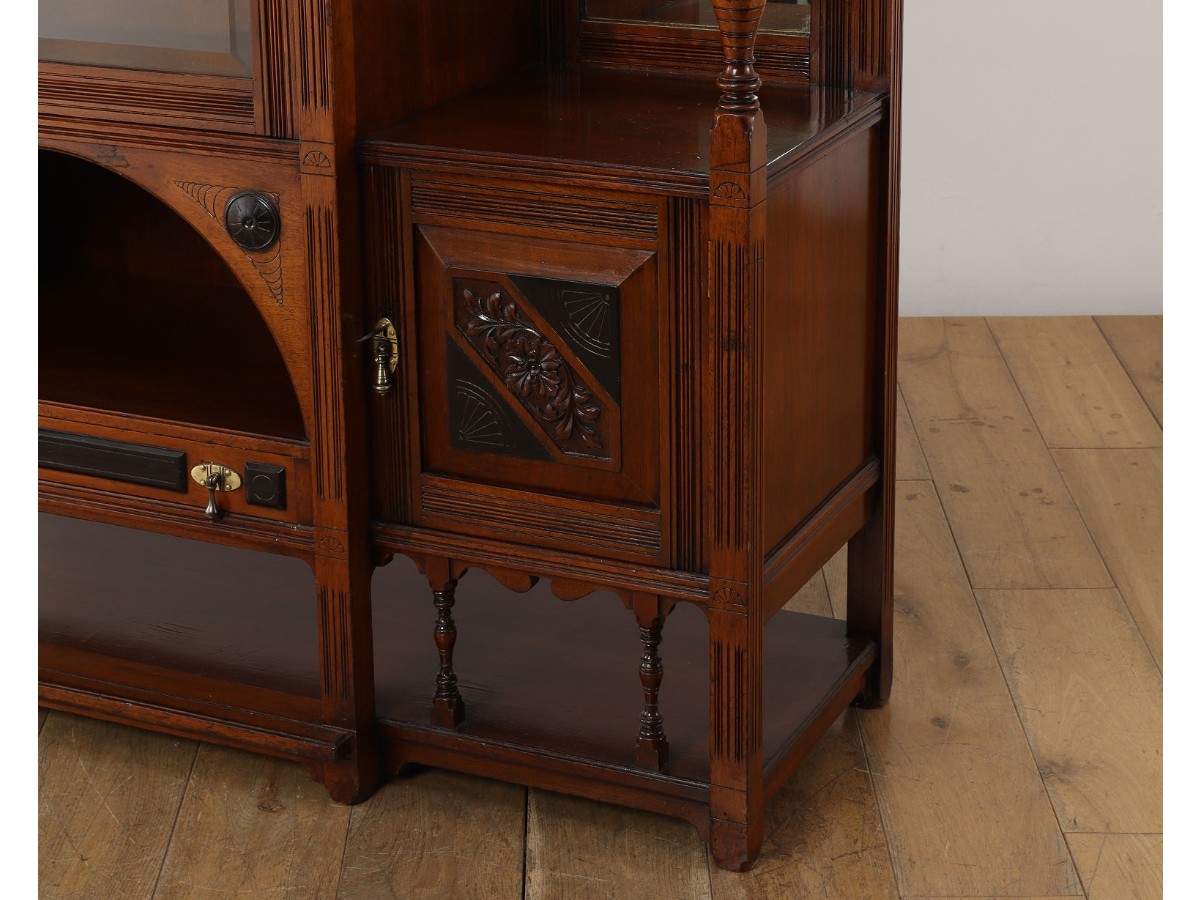 Lloyd's Antiques Real Antique 
Victorian Cabinet / ロイズ・アンティークス 英国アンティーク家具
ヴィクトリアンキャビネット （収納家具 > キャビネット） 21