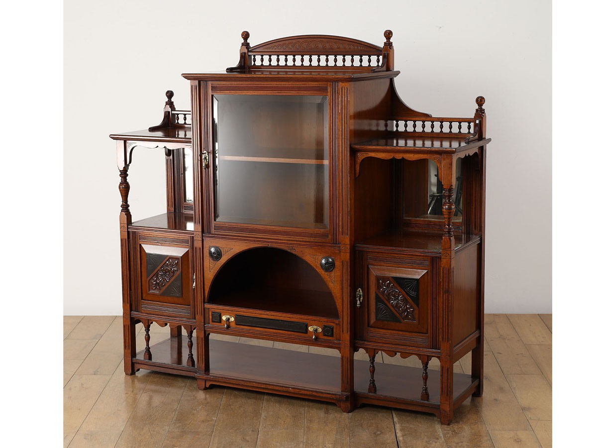 Lloyd's Antiques Real Antique 
Victorian Cabinet / ロイズ・アンティークス 英国アンティーク家具
ヴィクトリアンキャビネット （収納家具 > キャビネット） 4