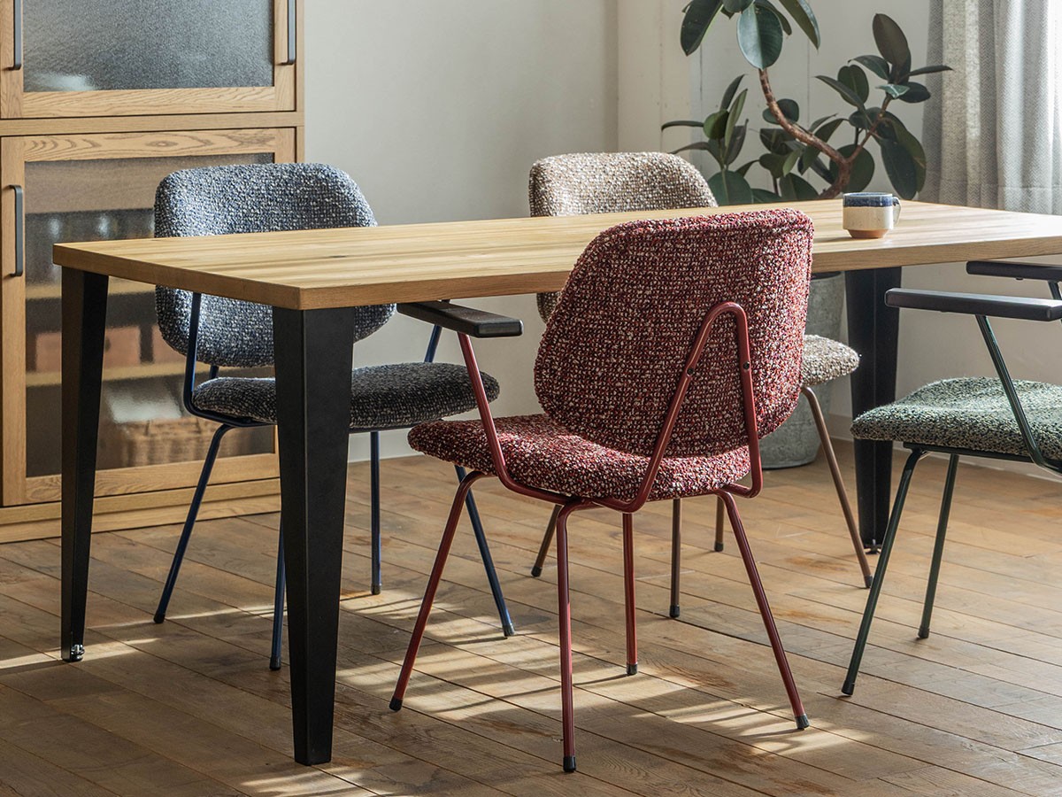 Knot antiques ABOCK CHAIR / ノットアンティークス アボック チェア 肘無（NSA生地 / カラーフレーム） （チェア・椅子 > ダイニングチェア） 8