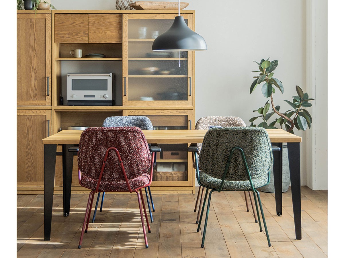 Knot antiques ABOCK CHAIR / ノットアンティークス アボック チェア 肘無（NSA生地 / カラーフレーム） （チェア・椅子 > ダイニングチェア） 9