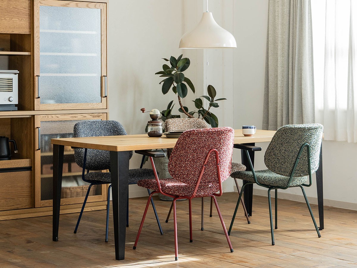 Knot antiques ABOCK CHAIR / ノットアンティークス アボック チェア 肘無（NSA生地 / カラーフレーム） （チェア・椅子 > ダイニングチェア） 5