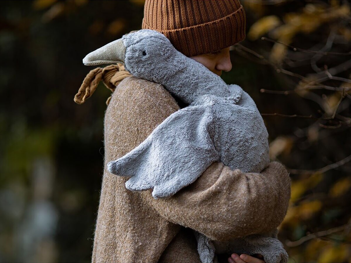 SENGER Naturwelt Cuddly Animal Goose / ゼンガーナチュウェルト カドリーアニマル グース L（グレー） （キッズ家具・ベビー用品 > おもちゃ・玩具） 15