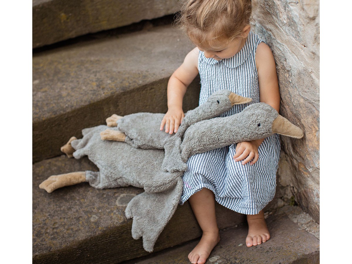 【新品未使用】senger naturwelt　　センガー　グレー SENGER Naturwelt Cuddly Animal Goose / ゼンガーナチュウェルト
