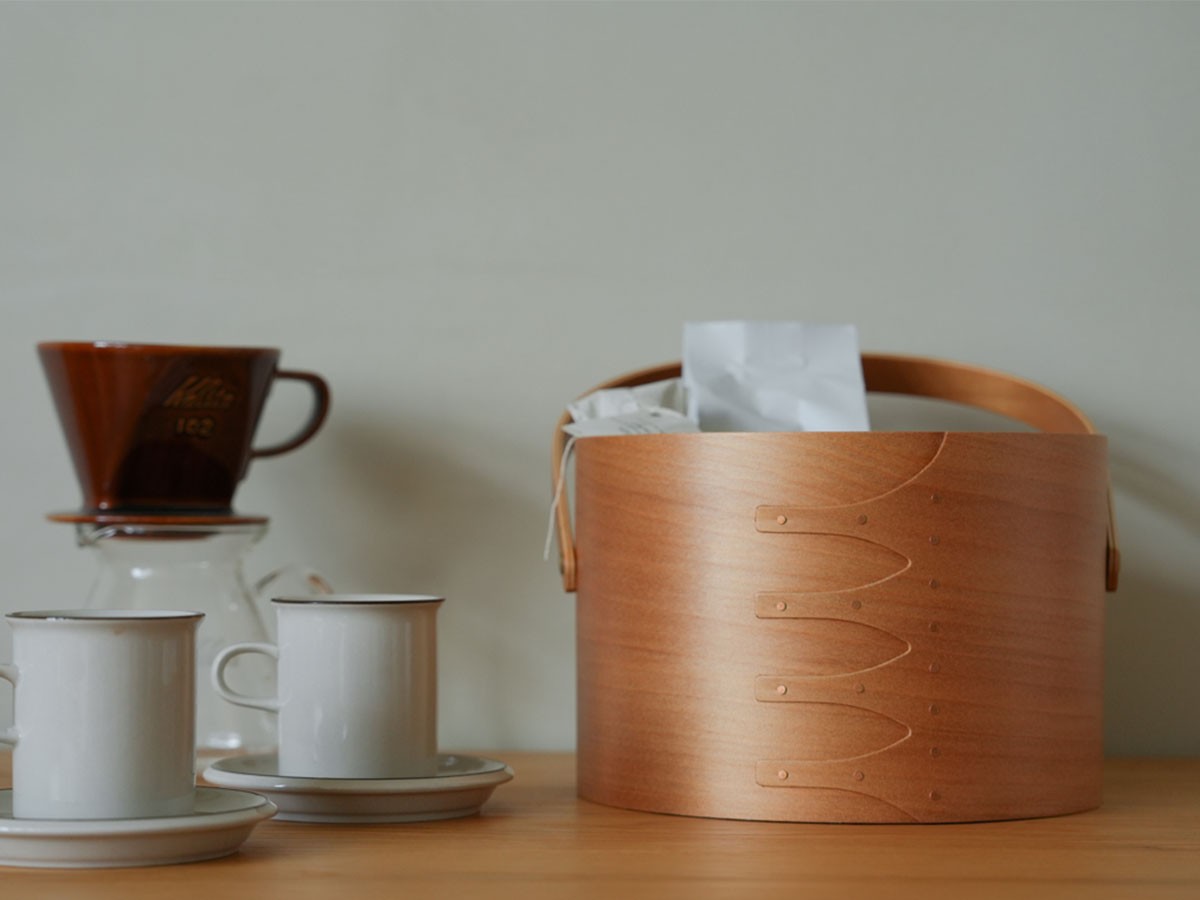 Shaker Round Handle Box / シェーカー ラウンドハンドルボックス M（ライトブラウン） （インテリア雑貨 > ツールボックス・小物収納） 4