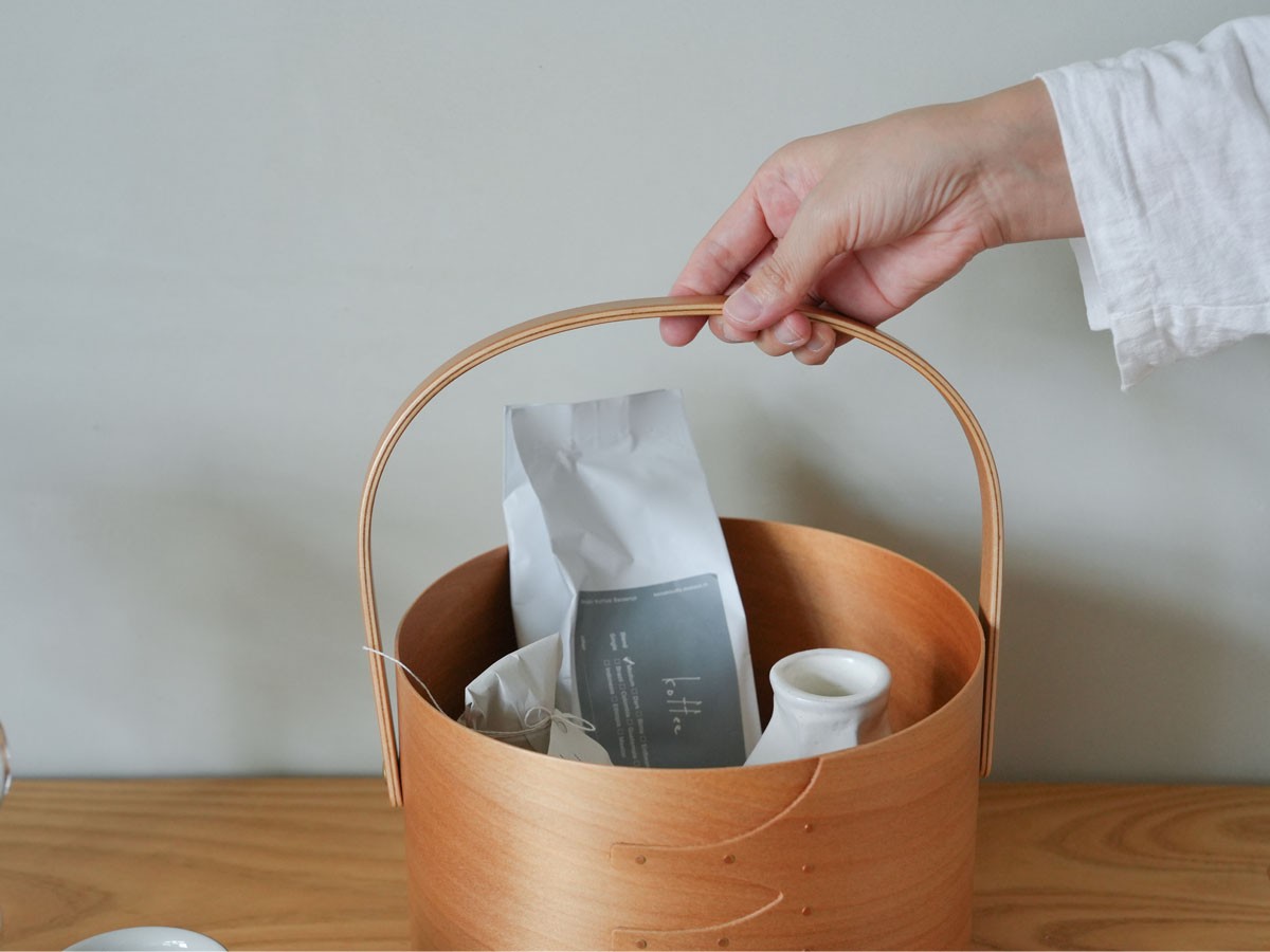 Shaker Round Handle Box / シェーカー ラウンドハンドルボックス M（ライトブラウン） （インテリア雑貨 > ツールボックス・小物収納） 7