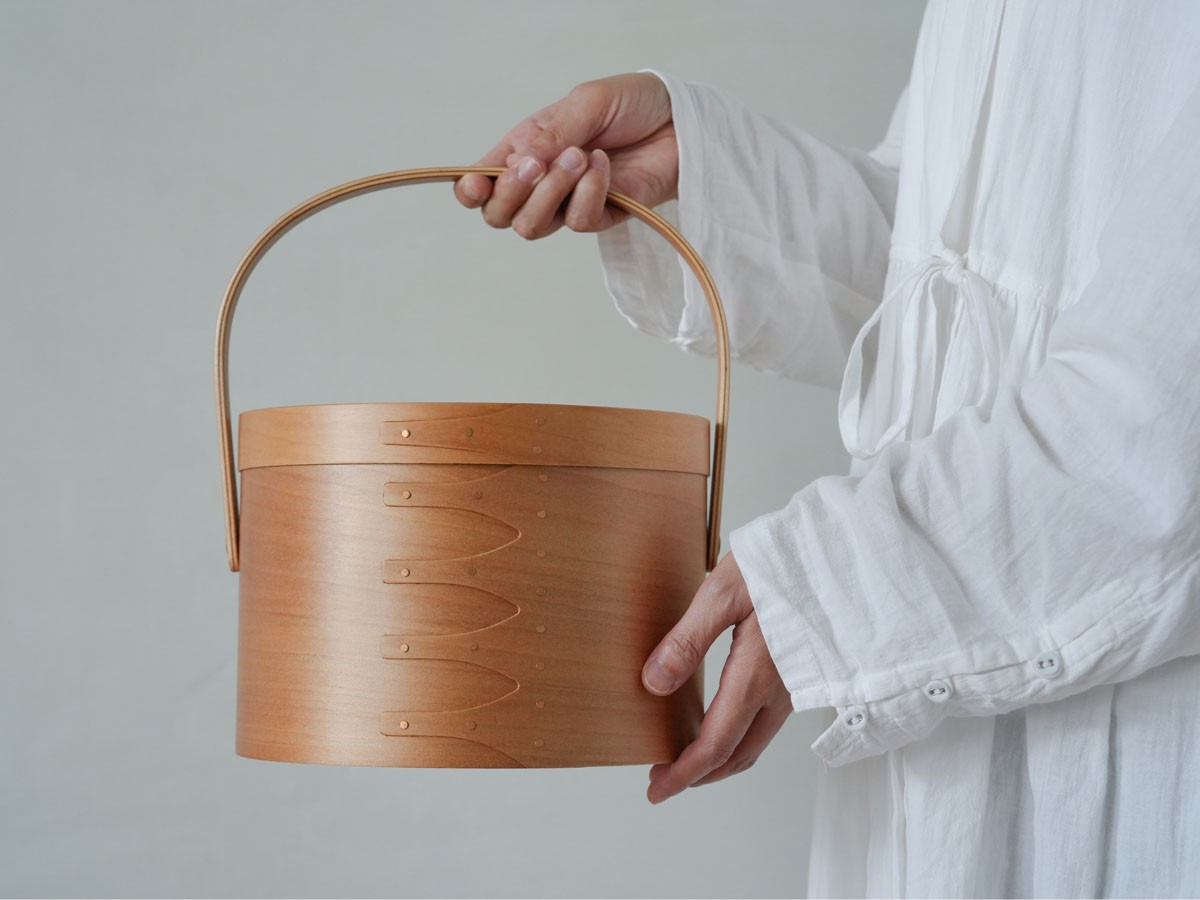 Shaker Round Handle Box / シェーカー ラウンドハンドルボックス M（ライトブラウン） （インテリア雑貨 > ツールボックス・小物収納） 12