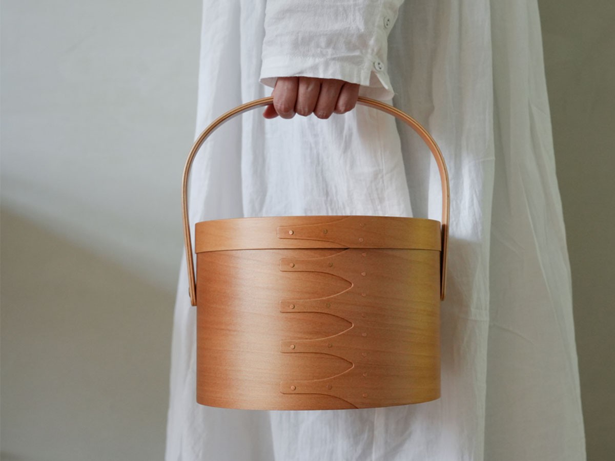 Shaker Round Handle Box / シェーカー ラウンドハンドルボックス M（ライトブラウン） （インテリア雑貨 > ツールボックス・小物収納） 13