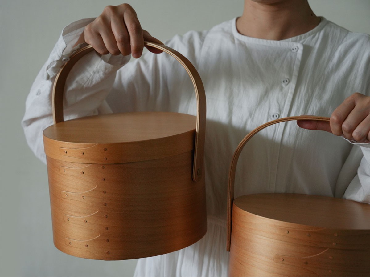 Shaker Round Handle Box / シェーカー ラウンドハンドルボックス M（ライトブラウン） （インテリア雑貨 > ツールボックス・小物収納） 15