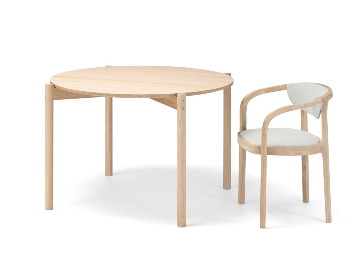 KARIMOKU NEW STANDARD CASTOR TABLE ROUND 110 / カリモクニュースタンダード キャストールテーブルラウンド 110 （テーブル > ダイニングテーブル） 3