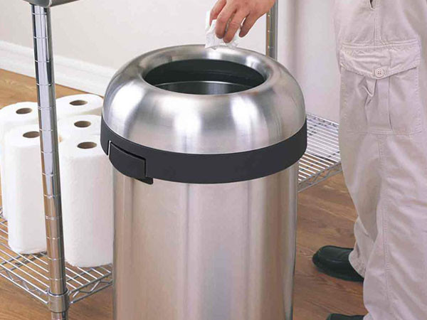 simplehuman OPEN CAN / シンプルヒューマン オープンカン
ラウンド オープントップ ダストボックス 60L （ごみ箱・玄関小物 > ごみ箱・ダストボックス） 4