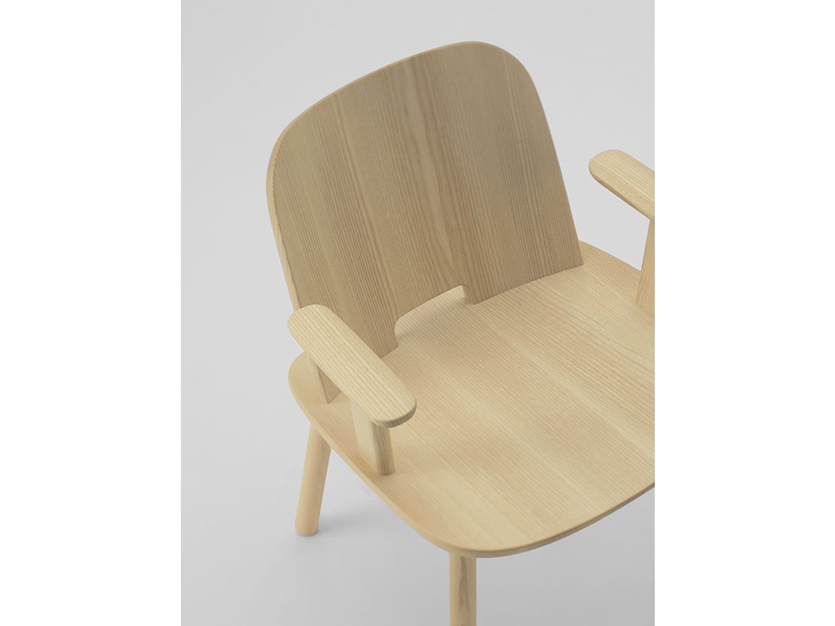 Fugu Lobby Chair / フグ ロビーチェア 肘付 （チェア・椅子 > ダイニングチェア） 6