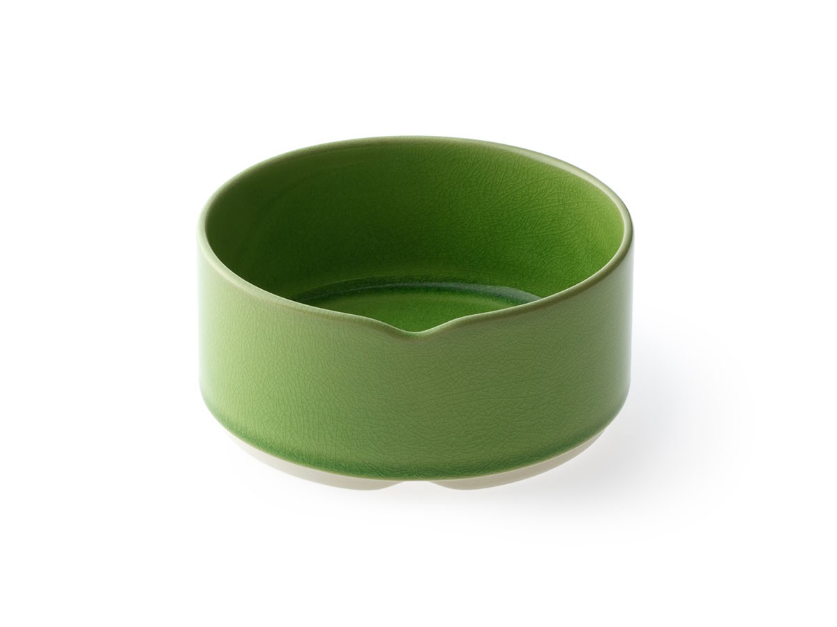 HASU GREEN CRACKLE Stacking bowl M / ハス 緑貫入 重ね中鉢 （食器・テーブルウェア > お椀・ボウル） 1
