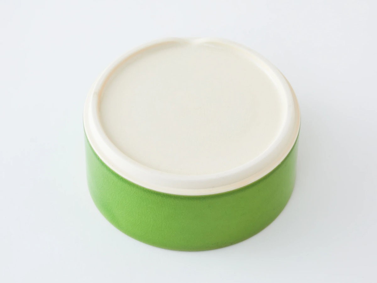 HASU GREEN CRACKLE Stacking bowl M / ハス 緑貫入 重ね中鉢 （食器・テーブルウェア > お椀・ボウル） 9