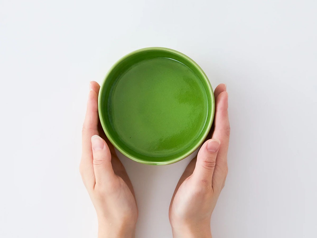 HASU GREEN CRACKLE Stacking bowl M / ハス 緑貫入 重ね中鉢 （食器・テーブルウェア > お椀・ボウル） 8