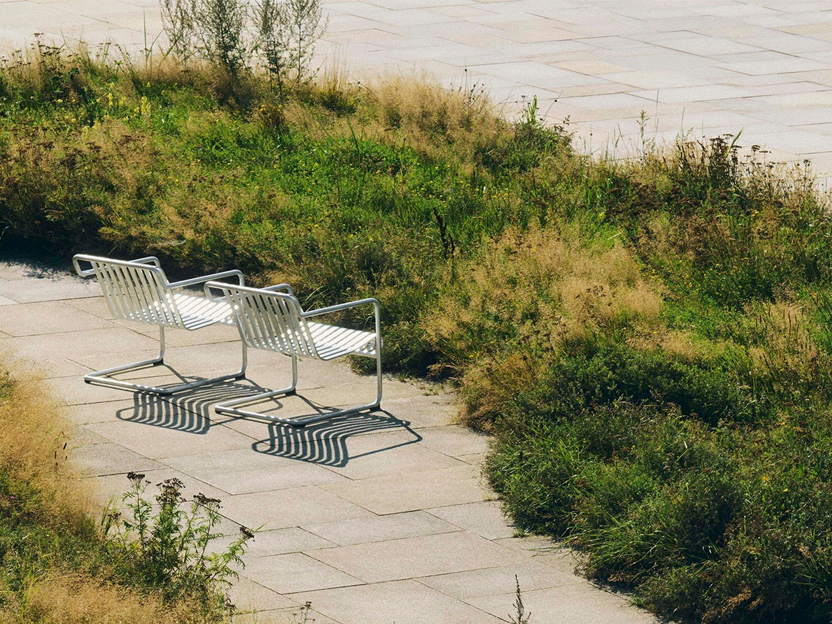 HAY PALISSADE CANTILEVER LOUNGE CHAIR LOW HOT GALVANISED / ヘイ パリサード カンチレバー ラウンジチェア ホットガルバナイズド （チェア・椅子 > ラウンジチェア） 5
