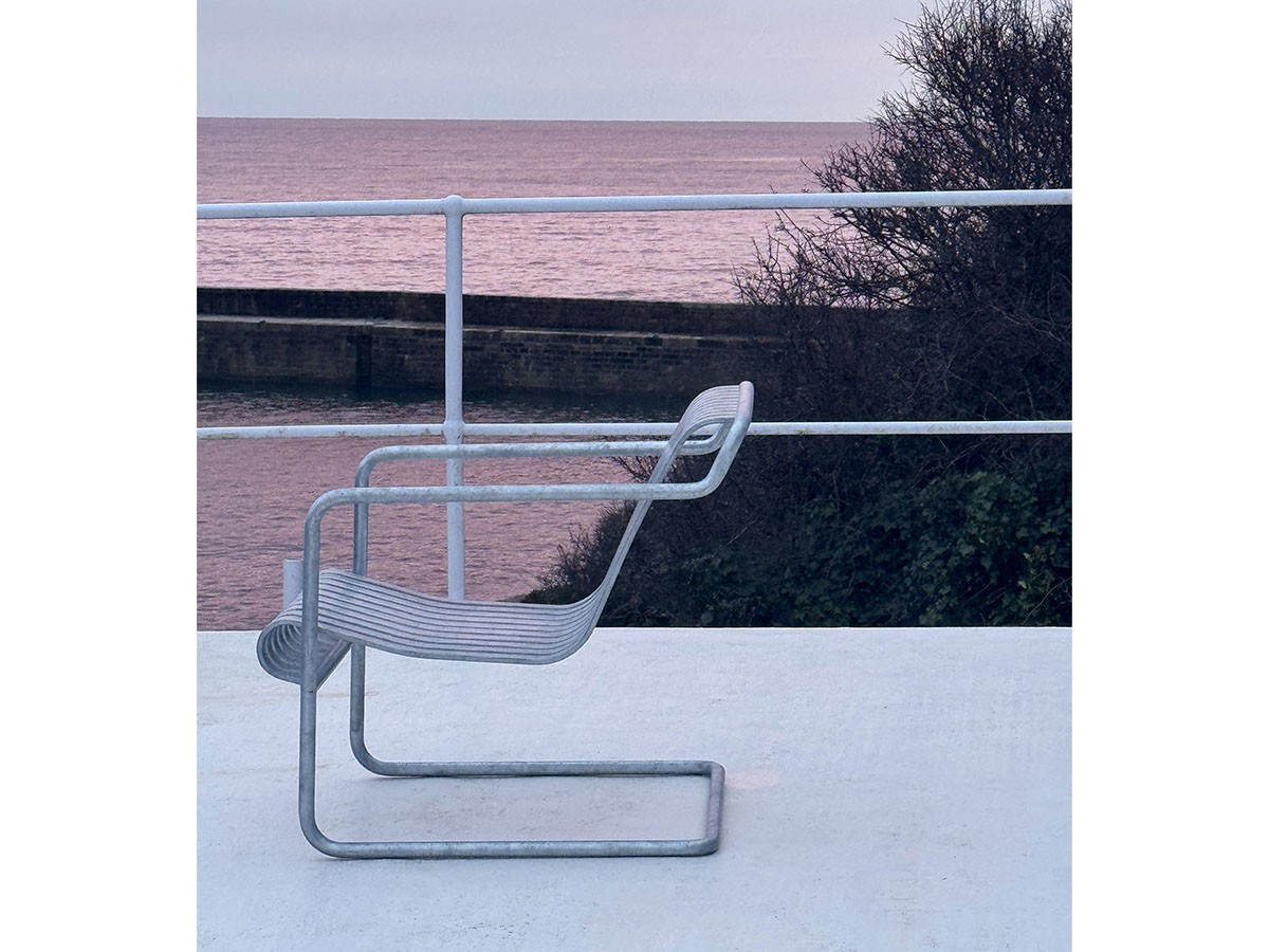 HAY PALISSADE CANTILEVER LOUNGE CHAIR LOW HOT GALVANISED / ヘイ パリサード カンチレバー ラウンジチェア ホットガルバナイズド （チェア・椅子 > ラウンジチェア） 11