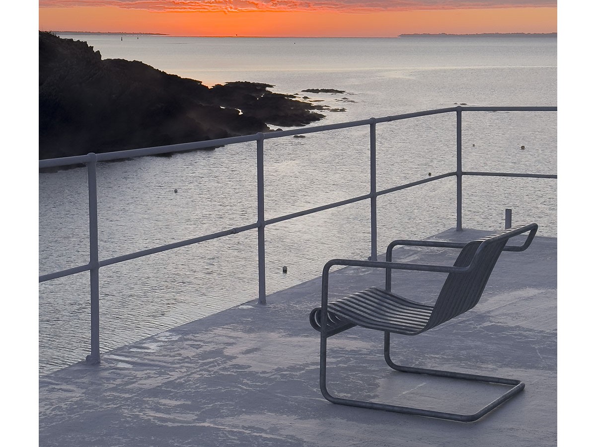 HAY PALISSADE CANTILEVER LOUNGE CHAIR LOW HOT GALVANISED / ヘイ パリサード カンチレバー ラウンジチェア ホットガルバナイズド （チェア・椅子 > ラウンジチェア） 13