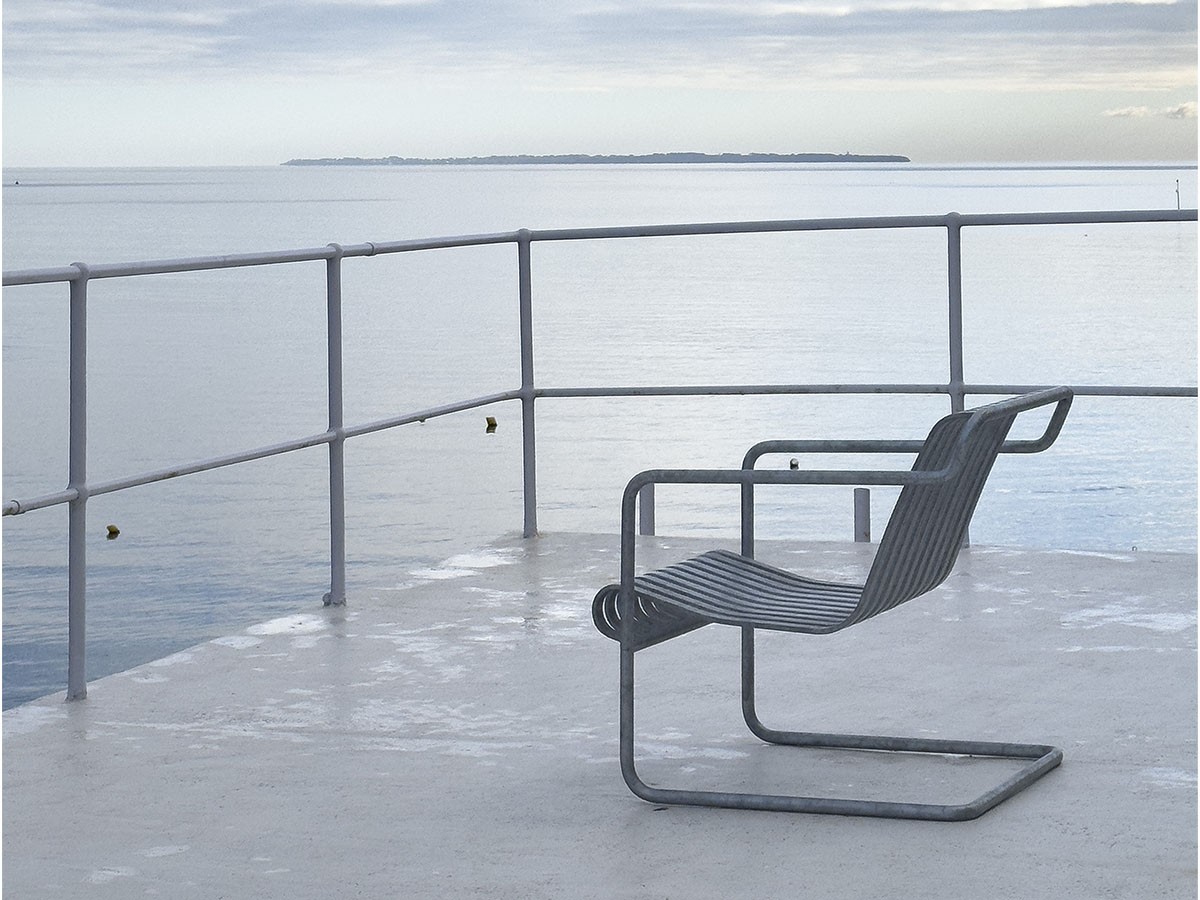 HAY PALISSADE CANTILEVER LOUNGE CHAIR LOW HOT GALVANISED / ヘイ パリサード カンチレバー ラウンジチェア ホットガルバナイズド （チェア・椅子 > ラウンジチェア） 12